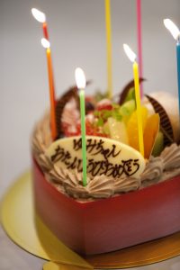 山口県長門市の美容室JAMU誕生日ケーキ2