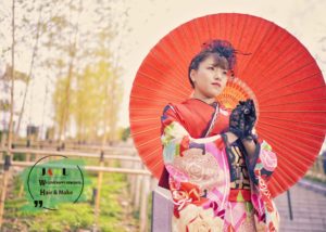 成人写真 長門 紅葉 元の隅神社&海