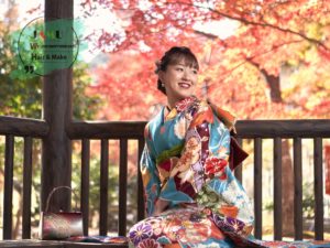 成人写真 長門 紅葉 元の隅神社&海