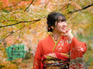 成人写真 長門 紅葉 元の隅神社&海