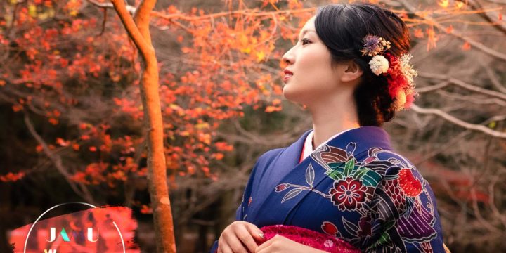 成人写真 長門 紅葉 元の隅神社&海