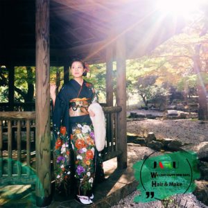 成人写真 長門 紅葉 元の隅神社&海